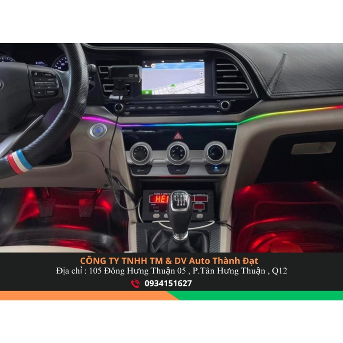 LED nội thất cho xe Elantra