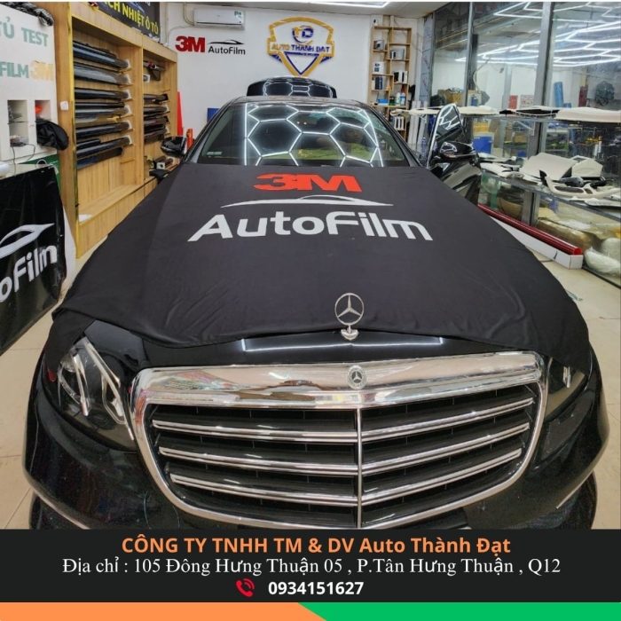 MERCEDES E200 - DÁN FILM CÁCH NHIỆT CHO MERCEDES E200