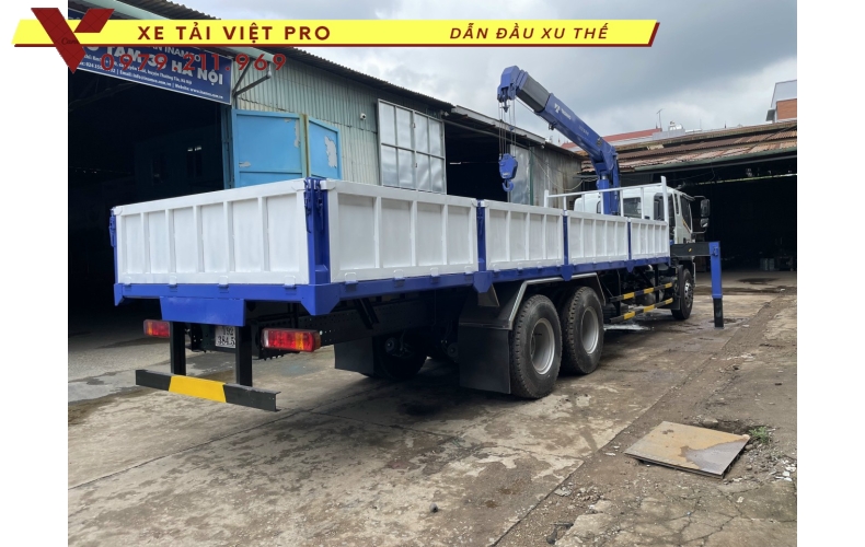 Xe tải Auman C160 gắn cẩu Tadano 5 tấn