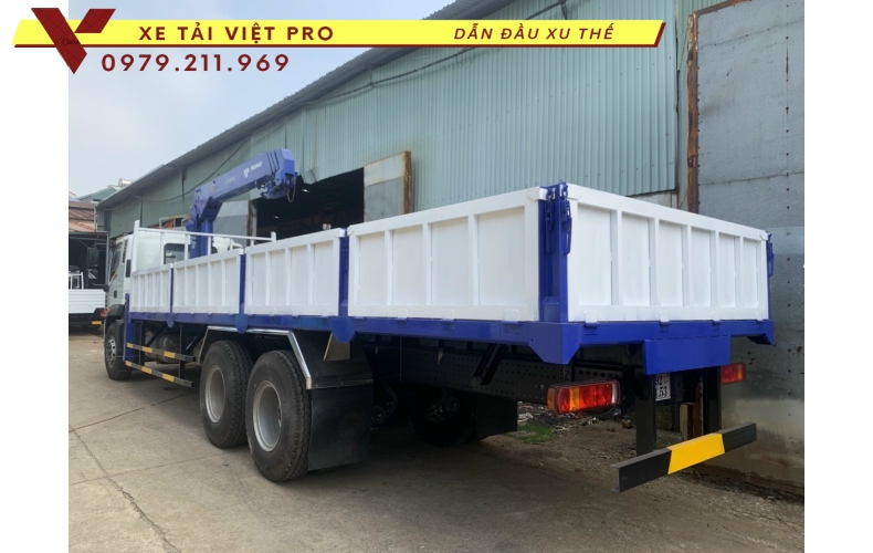 Xe tải Auman C160 gắn cẩu Tadano 5 tấn