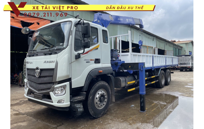 Xe tải Auman C160 gắn cẩu Tadano 5 tấn