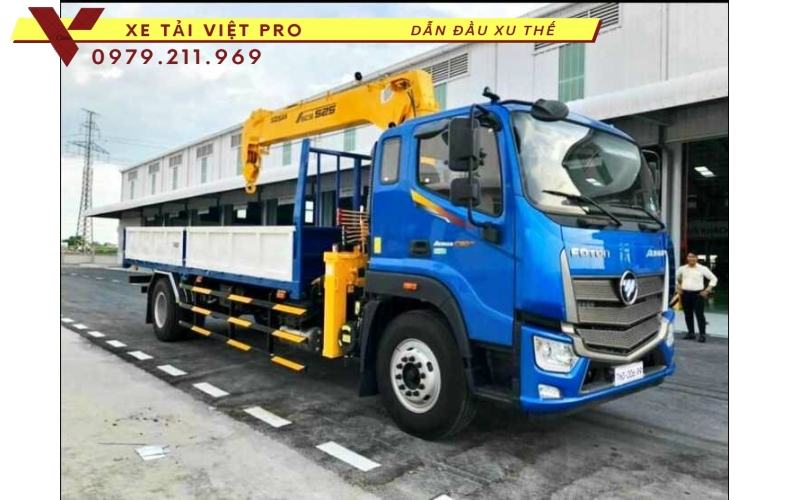 Xe tải Auman C160 gắn cẩu Soosan 5 tấn
