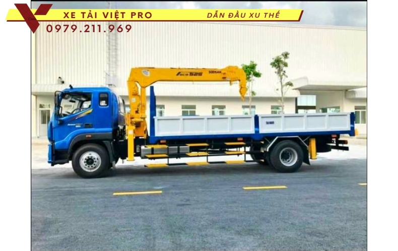 Xe tải Auman C160 gắn cẩu Soosan 5 tấn