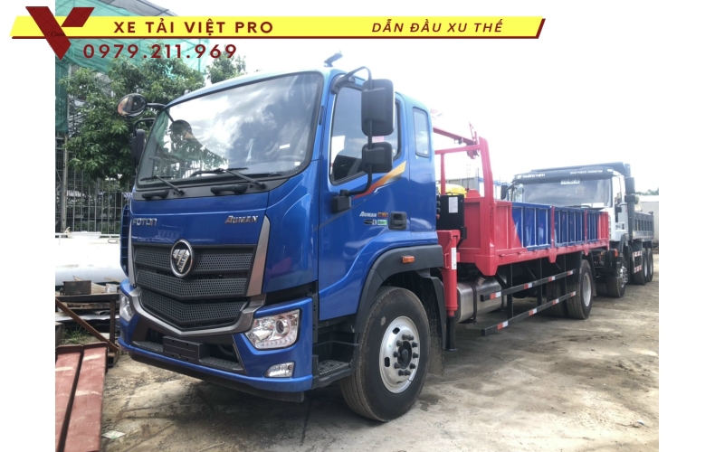 Xe tải Auman C160 gắn cẩu Unic 3 tấn 4 đốt