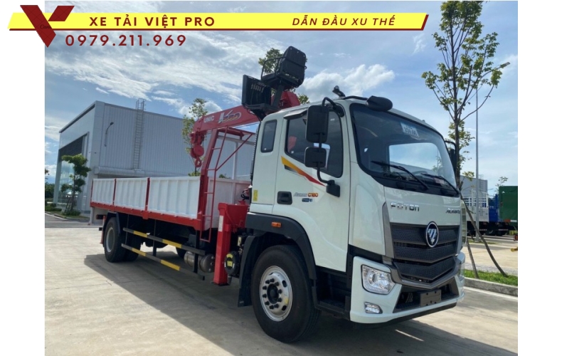 Xe tải Auman C160 gắn cẩu Unic 5 tấn