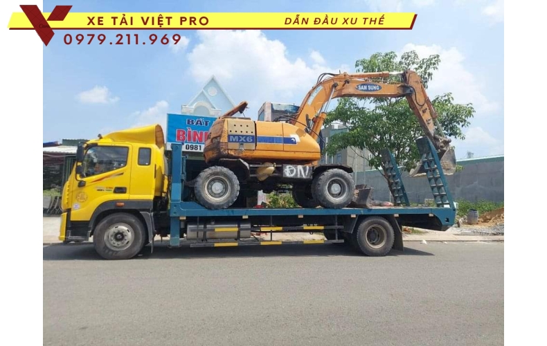 Xe tải Auman C160 nâng đầu