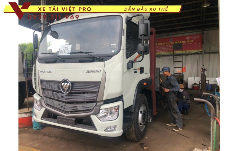 Xe tải Auman C160 nâng đầu