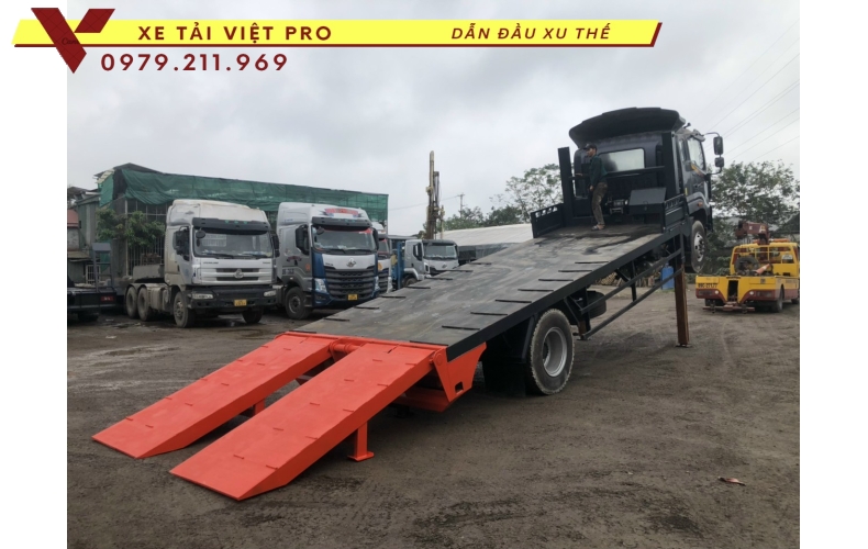 Xe tải Auman C160 nâng đầu