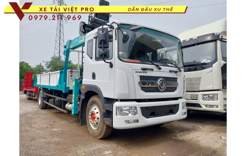 Xe Dongfeng D11 gắn cẩu Hyundai 7 tấn