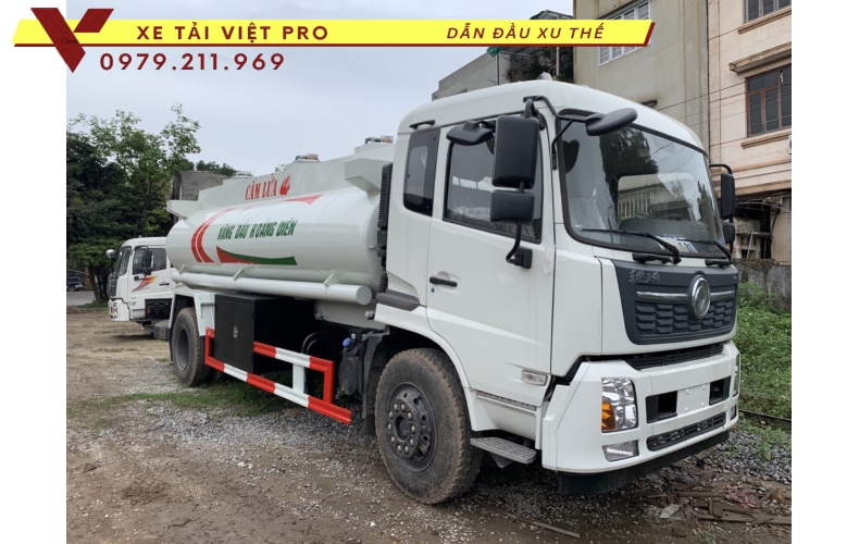 Xe tải Dongfeng 2 chân téc chở xăng dầu có giá bao nhiêu?