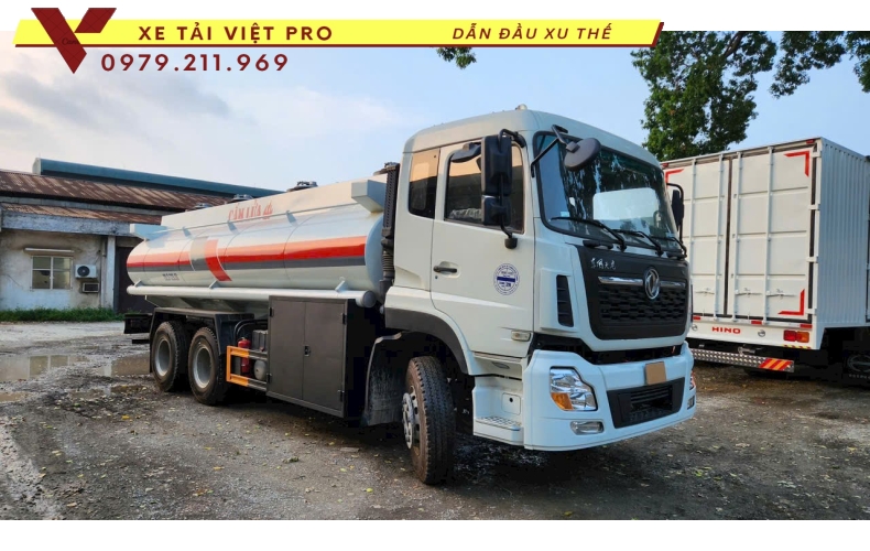 Thông số kỹ thuật xe tải Dongfeng 3 chân téc chở xăng dầu