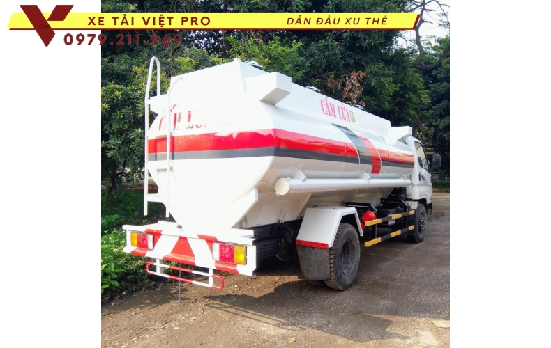 Thông số kỹ thuật xe tải Dongfeng 3 chân téc chở xăng dầu