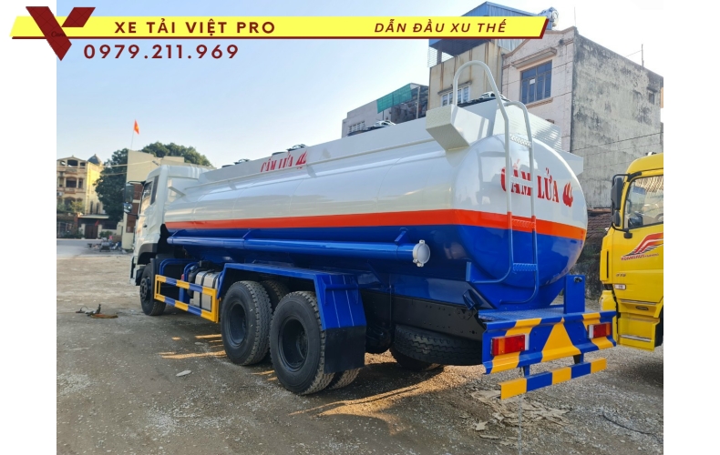 Thông số kỹ thuật xe tải Dongfeng 3 chân téc chở xăng dầu