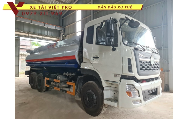 Thông số kỹ thuật xe tải Dongfeng 3 chân téc chở xăng dầu