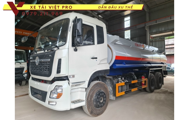 Thông số kỹ thuật xe tải Dongfeng 3 chân téc chở xăng dầu