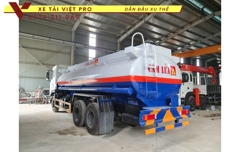 Thông số kỹ thuật xe tải Dongfeng 3 chân téc chở xăng dầu