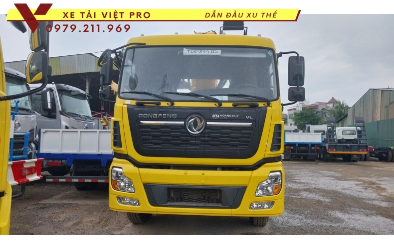 Xe tải Dongfeng 4c gắn cẩu XCMG 16 tấn