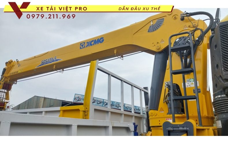 Xe tải Dongfeng 4c gắn cẩu XCMG 16 tấn