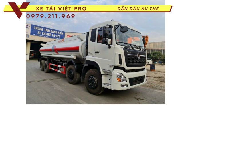 Đánh giá xe dongfeng 4 chân téc chở xăng dầu