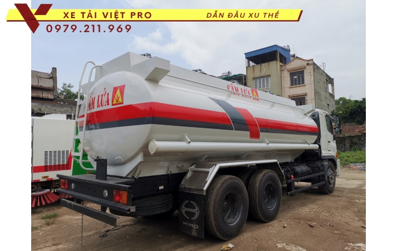 Đánh giá Hino FL 2 chân téc chở xăng dầu sẽ như thế nào