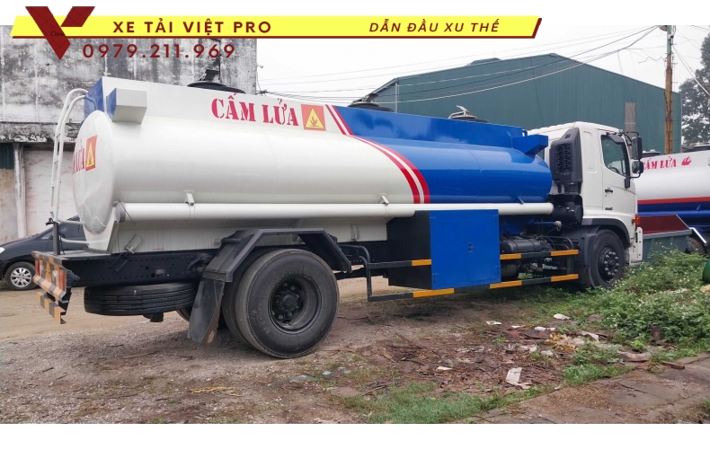 Xe Hino FG téc chở xăng dầu mới nhất năm 2024 - Mẫu xe dẫn đầu phân khúc