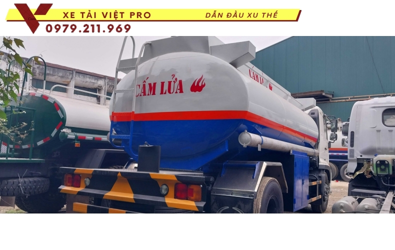 Xe Hino FG téc chở xăng dầu mới nhất năm 2024 - Mẫu xe dẫn đầu phân khúc