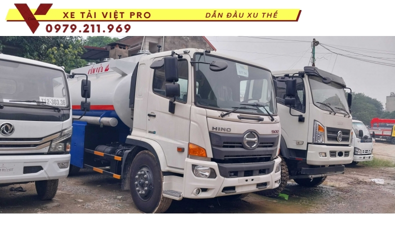 Xe Hino FG téc chở xăng dầu mới nhất năm 2024 - Mẫu xe dẫn đầu phân khúc