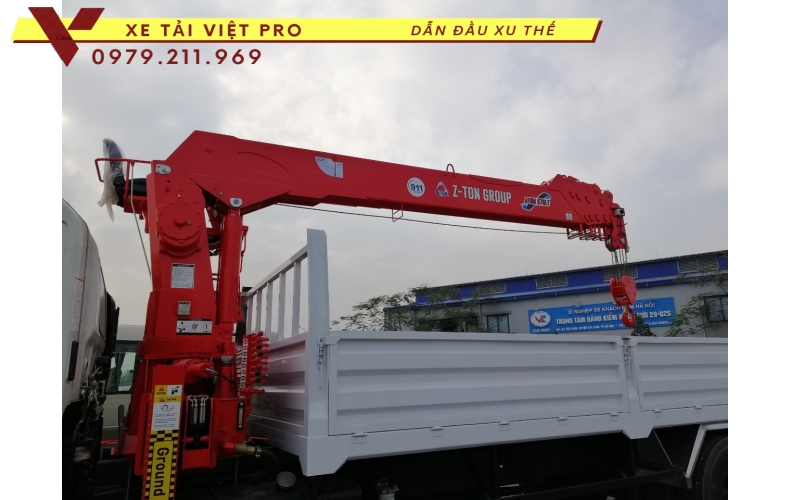 Xe tải HINO FL gắn cẩu  ATOM 7 tấn
