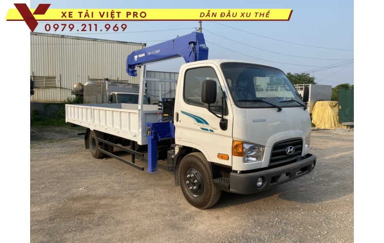 Xe tải Hyundai 110 XL gắn cẩu Tadano 3t