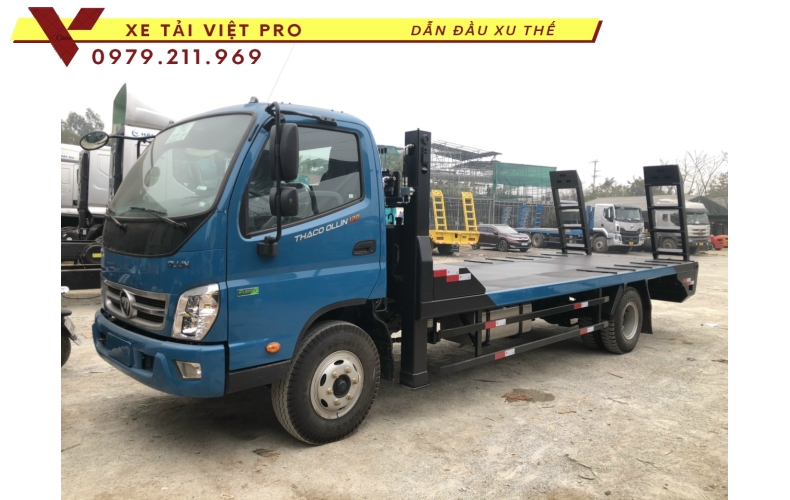 5 loại xe tải nâng đầu chở máy công trình cùng phân khúc với xe Ollin S120