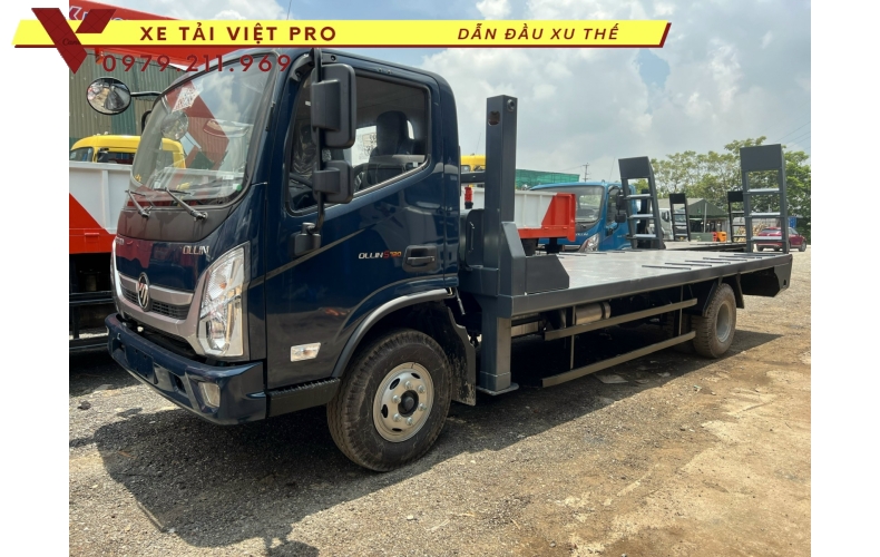 5 loại xe tải nâng đầu chở máy công trình cùng phân khúc với xe Ollin S120