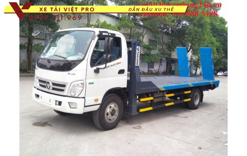 5 loại xe tải nâng đầu chở máy công trình cùng phân khúc với xe Ollin S120