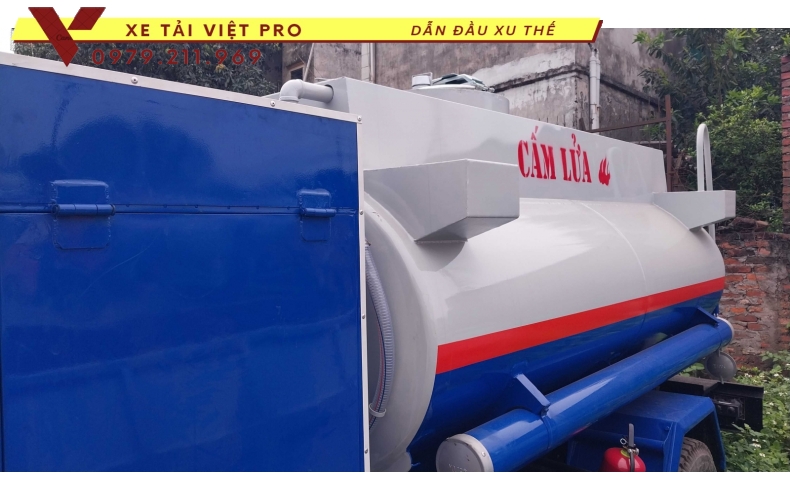 Báo giá mới nhất cho xe Thaco ollin S700 téc chở xăng dầu 6m3