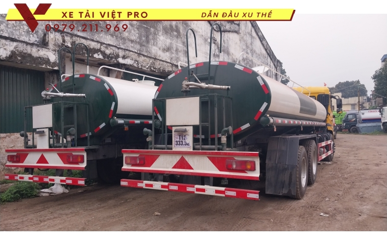 Xe Dongfeng téc nước 8 khối - thông số và giá mới nhất