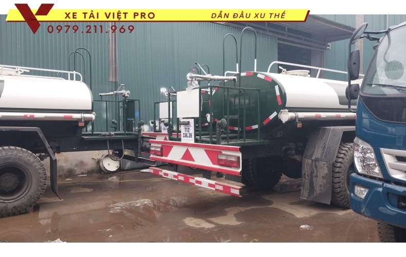Xe Dongfeng téc nước 8 khối - thông số và giá mới nhất