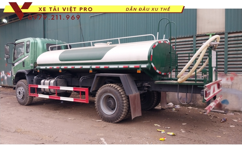Xe Dongfeng téc nước 8 khối - thông số và giá mới nhất